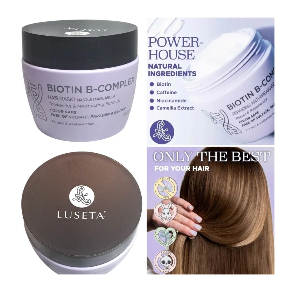 Luseta Biotin B-Complex Hair Mask Hair Growth & 16.9 Oz Color Safe‎